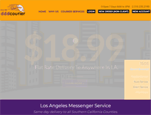 Tablet Screenshot of dddcourier.com